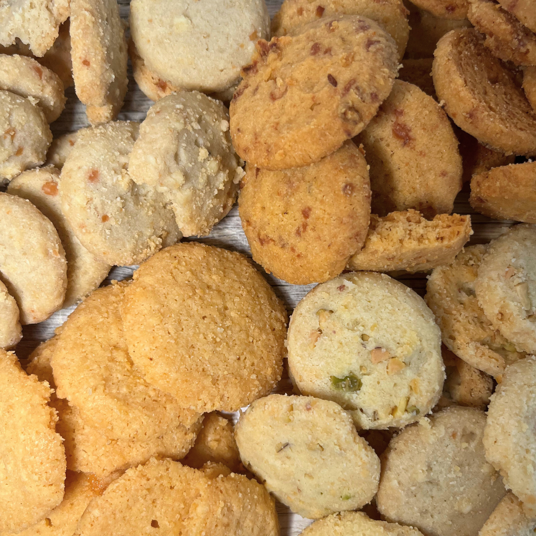 Stilton & Almond Sablés