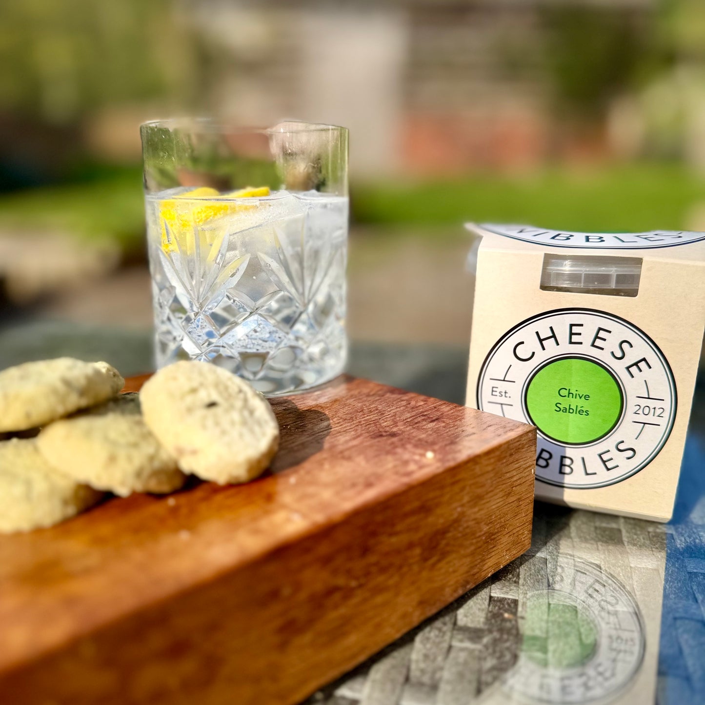Stilton & Almond Sablés
